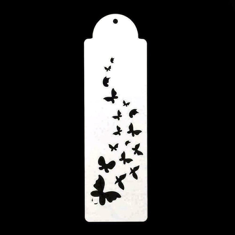 Butterfly Cake Spray Template Stencil Coffee Powder Z3F9 V3O6 Spray Decor G5G9