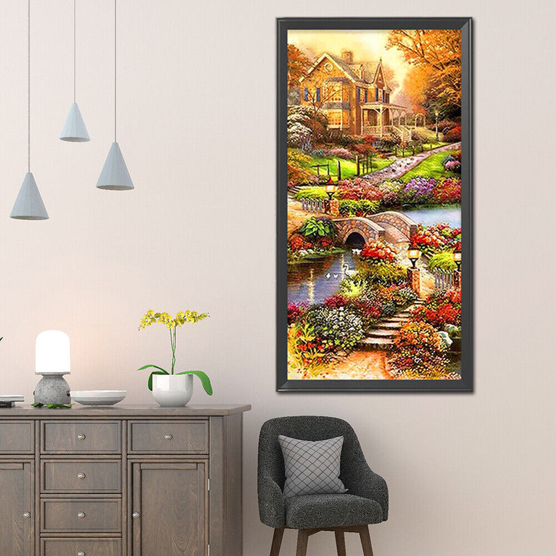 5D Diamond Painting Full Square Drill Garden Picture of