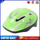 Childrens Riding Helmet Anti Drop Cartoon Sports Bicycle Helmet (Green)