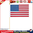 Mini Handheld Flags Diamond Painting National Flag with Pole (America) Newly