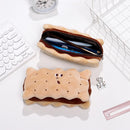 Shape Sandwich Style Stationery Bag Pencil Case Student Supplies Pen Storage