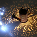 LED Solar Kettle Light Hollow Water Can Fairy String Lamp Garden Decor (B)