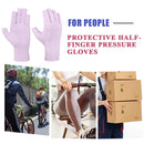 Arthritis Therapy Compression Gloves Ache Joint Relief Mittens (Purple S) Newly