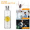 Motivational Glass Water Bottle Time Marker & Leakproof Design (500ml) Newly