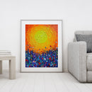 Colorful flowers 40x50cm Oil Paint By Numbers Picture DIY