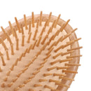 Wood Bamboo Anti-static Hair Vent Brushes Care Air Cushion Massage Comb (L)