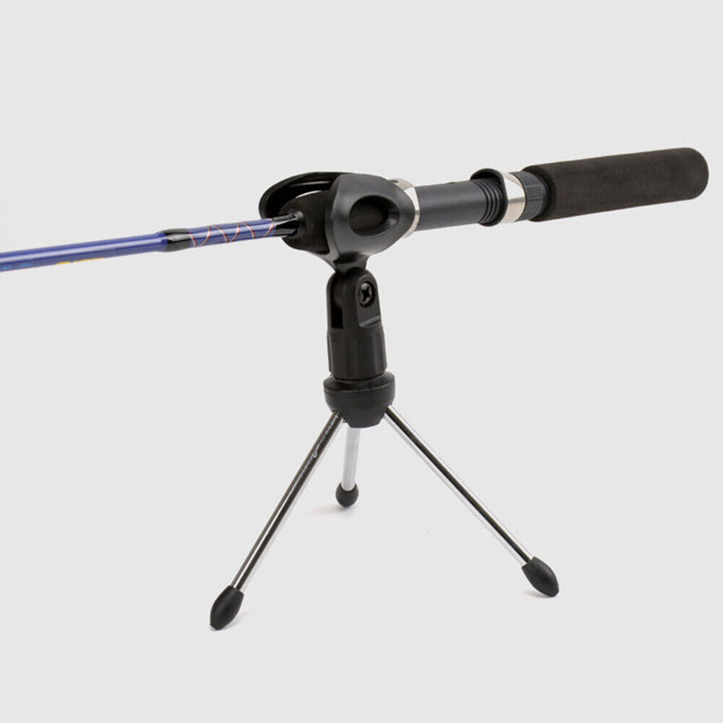 Adjustable Winter Ice Fishing Rod Bracket Torch Tripod Stand Fishing Accessories