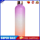 1000ml Water Bottle Frosted Outdoor Sports Drinking Kettle (Purple Orange)