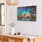 Aurora Night Mountains Oil Paint By Numbers 2 Panels DIY Picture for Adults K