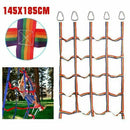 Kids Garden Climbing Net Frame Rope Ladder Backyard L0Z1 Exercise Q6C9 K6E6
