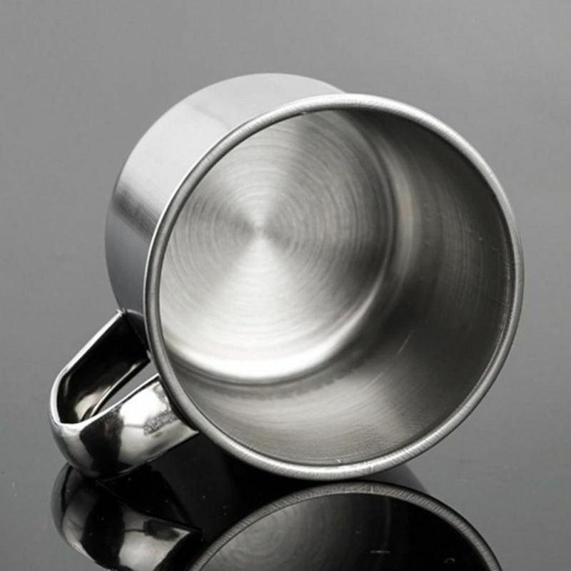Drinking Tumbler Pint Metal Portable Cup Stainless Steel Coffee Mug Camping