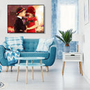 Painting By Numbers DIY Flower Children Hand Painted Canvas Oil Art Picture Kit