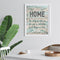 Digital Paint Calligraphy Painted By Numbers On Canvas Wall Decor
