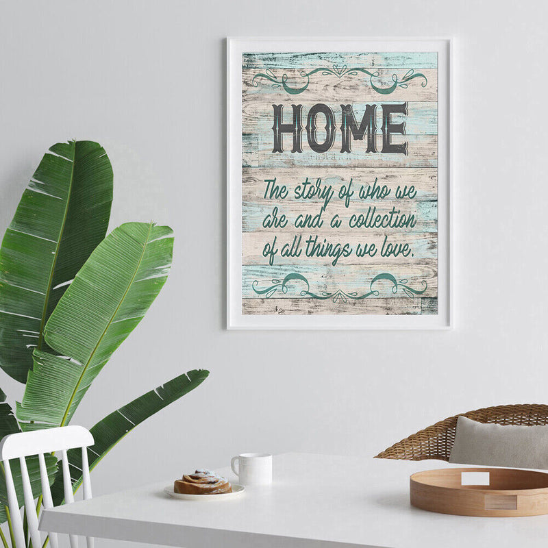Digital Paint Calligraphy Painted By Numbers On Canvas Wall Decor
