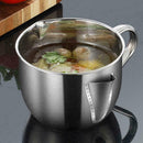 1X Steel Gravy Oil Grease Soup Separator Strainer Bowl Cookware F4L3 X6R1