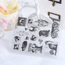 Scrapbooking Alphabet Transparent Stamp Flower Silicone Rubber Christmas Tree