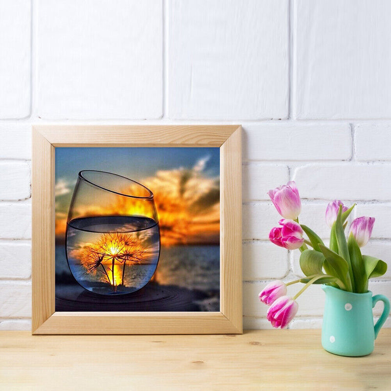 Cup Shot 5D DIY Full Round Drill Diamond Painting Art Cross Stitch (WB092) Newly