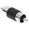 2pcs RCA Male to Male AV Audio Video Plug Jack Extension Cable Connectors Newly
