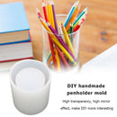 Silicone Concrete Candle Mold Geometric DIY Storage Pen Holder Mould (B) Newly