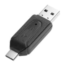 Matefield High Speed 480 Mbps OTG USB 2.0 Memory Card Reader for SD TF Card d