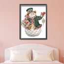 DIY Christmas Snowman Drawing Part Drill Special Shape Diamond Painting Kit