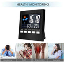 LCD Digital Thermometer Humidity Meter Hygrometer Home Clock ToolNEW Y9M9