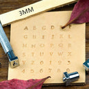 36pcs Steel Punch Alphabet Letter Number Stamper Set Leather Tool (3.5mm) Newly