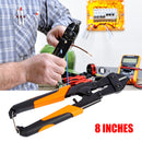 8-inch Steel Bolts Cutter Bar Clamps Pliers Wire Stripping Crimping Tools Newly