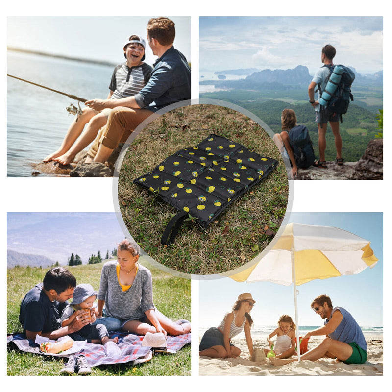 Mini Waterproof Folding Mat, Lightweight Sitting Pad for Outdoor Seat Cushion