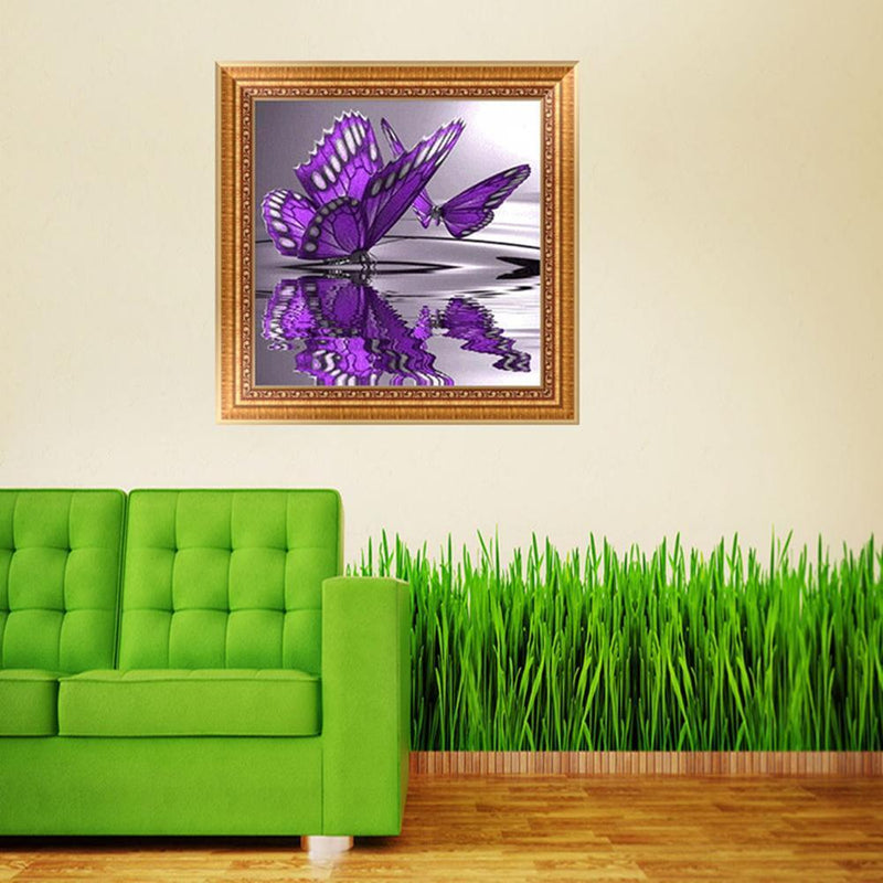 5D Butterfly Diamond Embroidery Painting Cross Stitch DIY Home Decor Newly