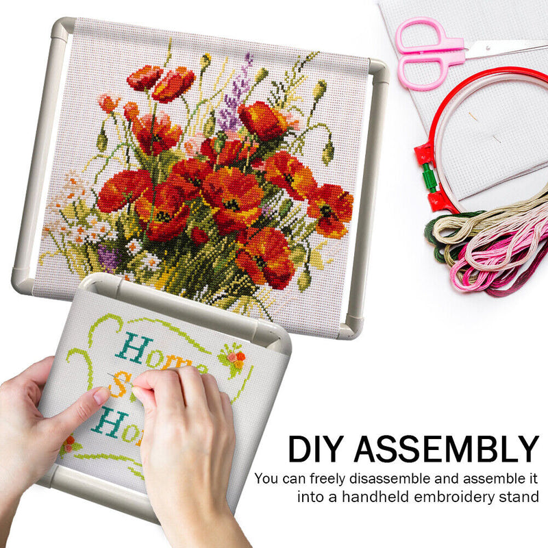 Cross stitch embroidery frame Handheld-table embroidery-cross stitch