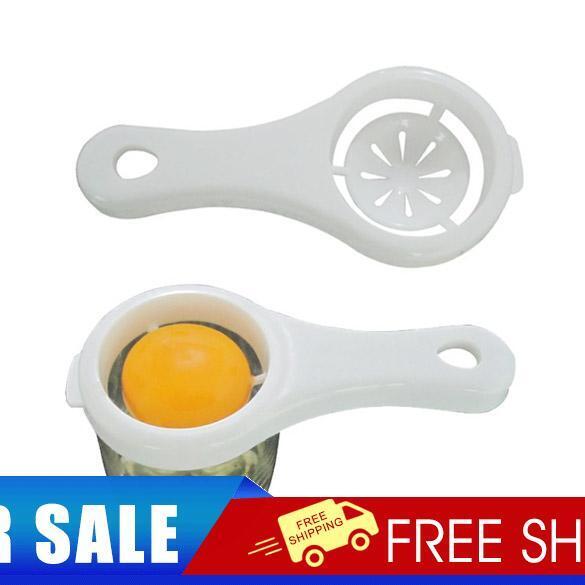 Plastic Egg Yolk Separator Kitchen Cooking Gadget Eggs Sieve Dividing Tool