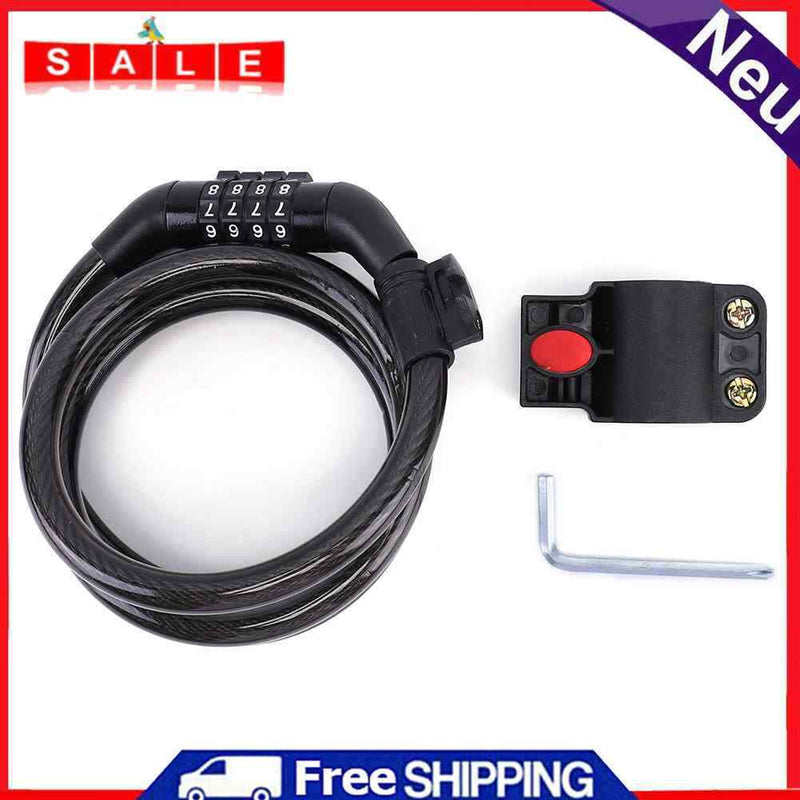 Cycling Accessories Password Locks for Mountain Road Bike Electric Scooter Lock