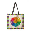 Rainbow Printed Shoulder Shopping Bag Casual Large Tote Handbag (40*40cm)
