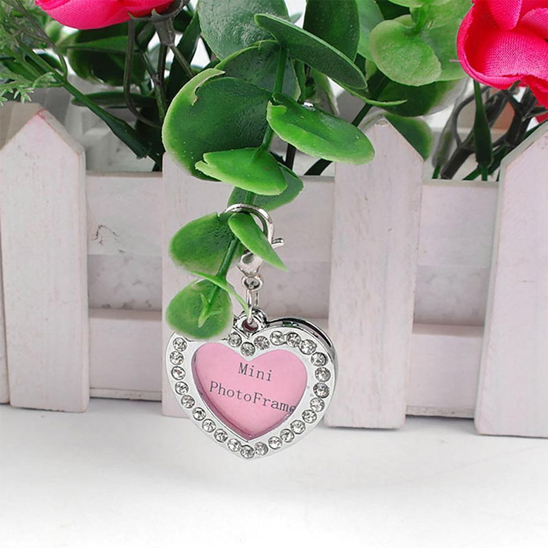 Cute Pets ID Tag Name Address Pendants DIY Dog Puppy Anti-Lost Card (Heart)