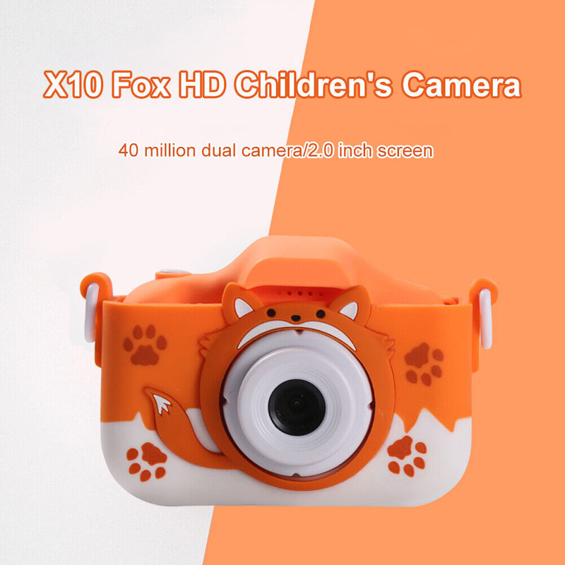 #A 40MP Digital Camera Dual Lens HD Kids Video Camera with Lanyard Educational T