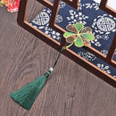 Style Metal Tassel Pendant Book Clip Brass Bookmark Painted Pagination Mark