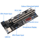 PCI-E Riser Card 60cm USB 3.0 Cable PCI Express 16X to 1X Extender Adapter Newly
