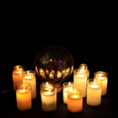 3pcs set Battery Operated With Remote Control Flameless Flickering LED Candles