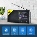 LCD Display Bluetooth 5.0 Digital Radio Stereo DAB FM Audio Player Receiver