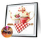 5D Rhinestone Pictures DIY Tea Time Full Round Drill Diamond Painting Craft Kit