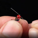 10x Sequins Fly Fishing Lures Artificial Bait Flies with Barbed Hook (12) Newly