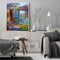 Backyard Flower Oil Painting By Numbers Kit DIY Frameless Picture On Canvas