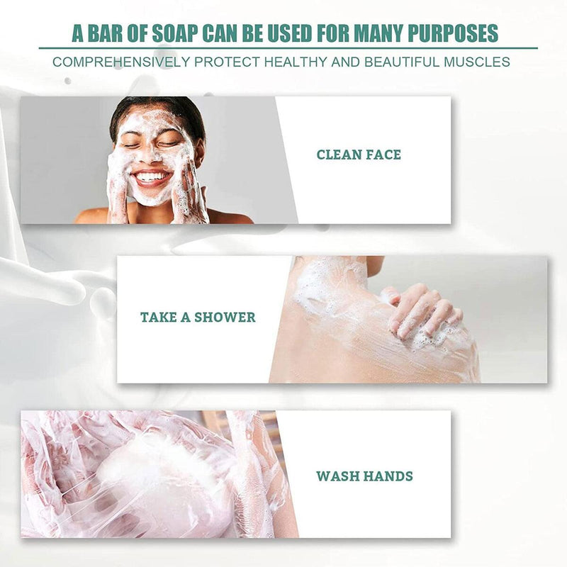 Silk Protein Skin Repair Soap Essence Lightening Soap Oil Control Goat Milk Soa`