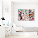 Diamond Painting Cat Dog Party Full Round Drill Picture of Rhinestone DIY Kits