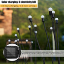 Outdoor Solar Powered LED Lights kit Landscape Garden Firefly Swaying Light Law!