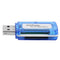 4 in 1 Memory Card Reader USB 2.0 All in One Cardreader for Micro SD TF M2 Newly
