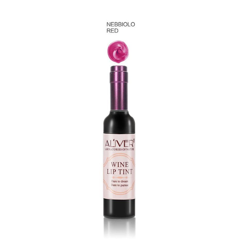 Red Wine Bottle Lips Makeup Moisturizer Lasting Lip Gloss Lipstick (RD02)