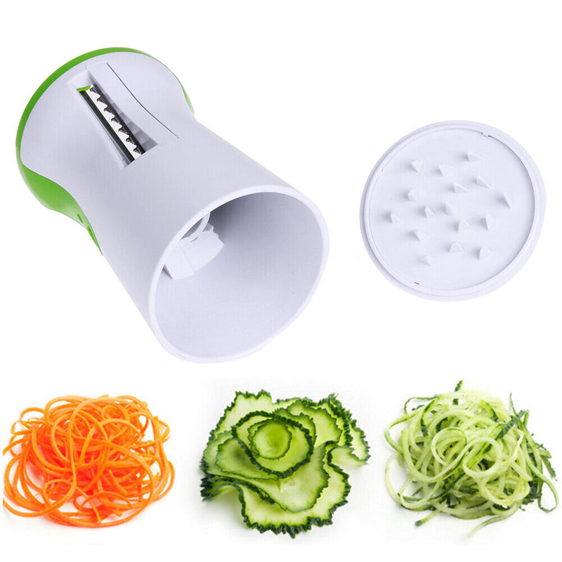 Spiral Funnel Vegetable Slicer with Stainless Steel  Brush