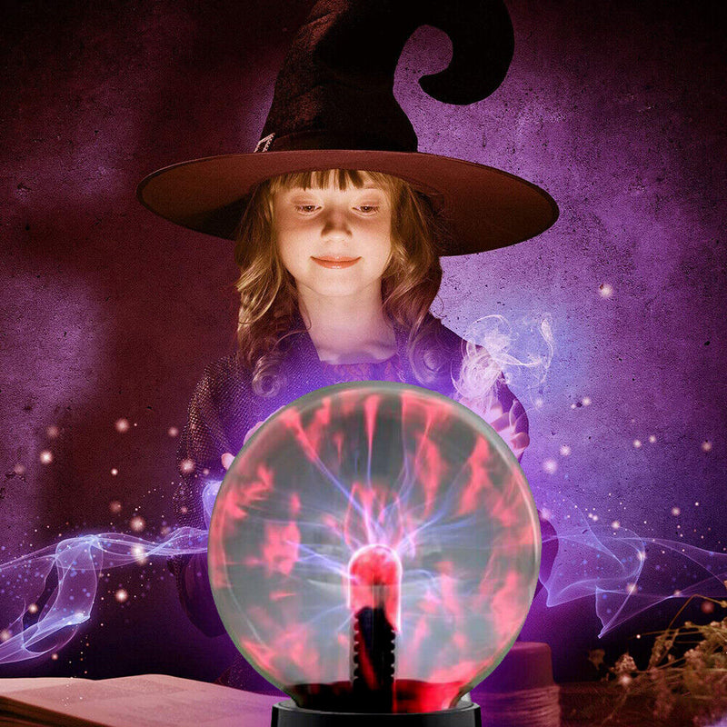 3 inch Plasma Ball Light Sphere USB Touch Voice Sensor Christmas Kids Gift Newly